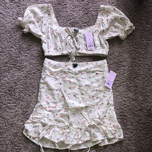 Wild Fable 2 piece skirt set